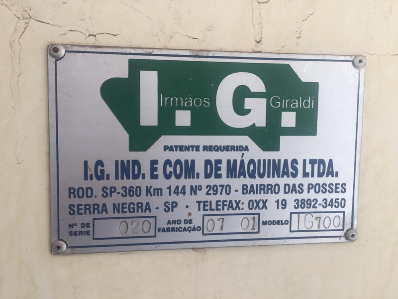 Linha de Garrafões - IG Máquinas.