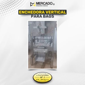Enchedora Vertical para embalagens tipo Bag