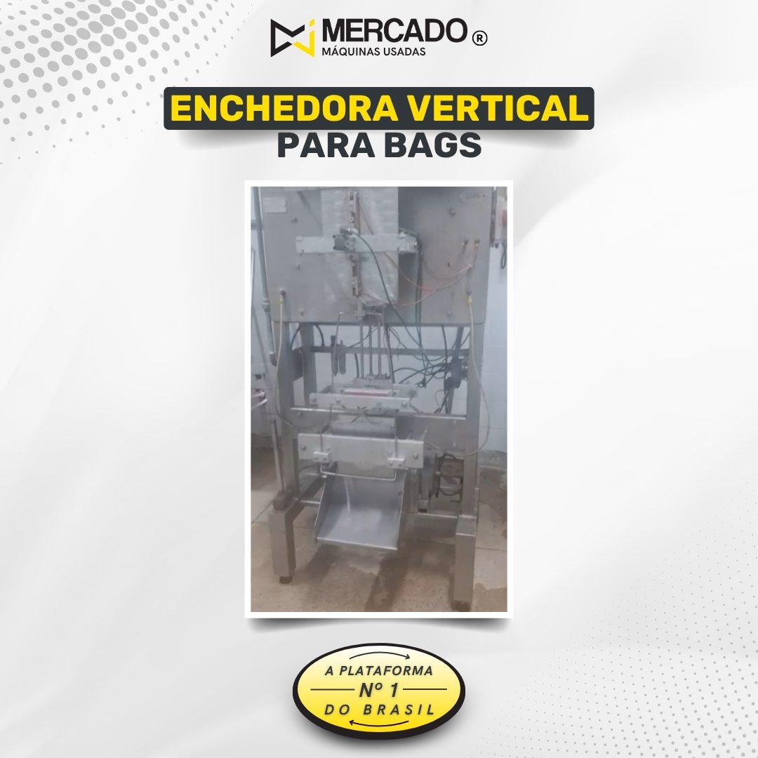 Enchedora Vertical para embalagens tipo Bag