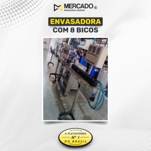 Envasadora com 8 Bicos