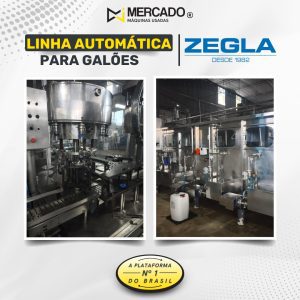 Linha de envase para galões - Zegla