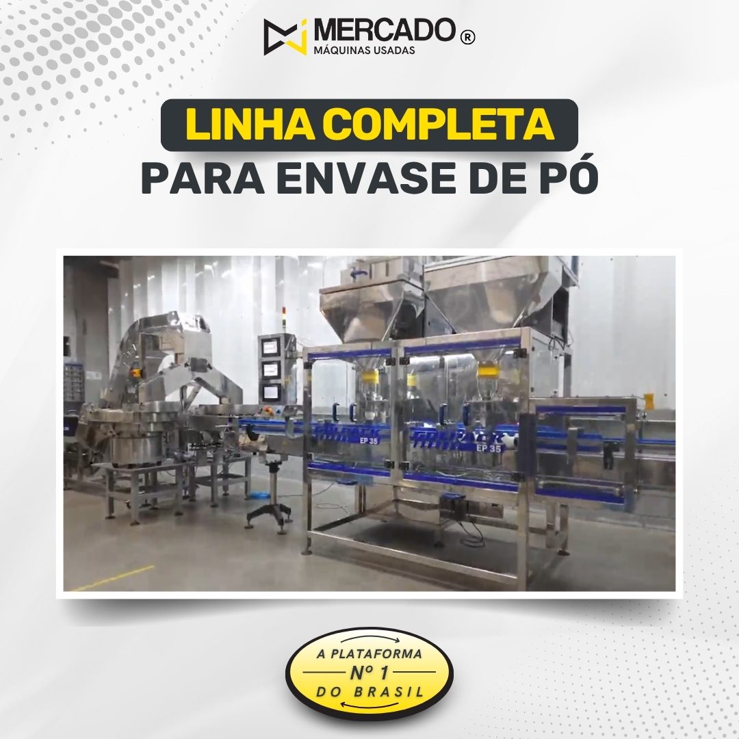 Linha de Envase para Pós