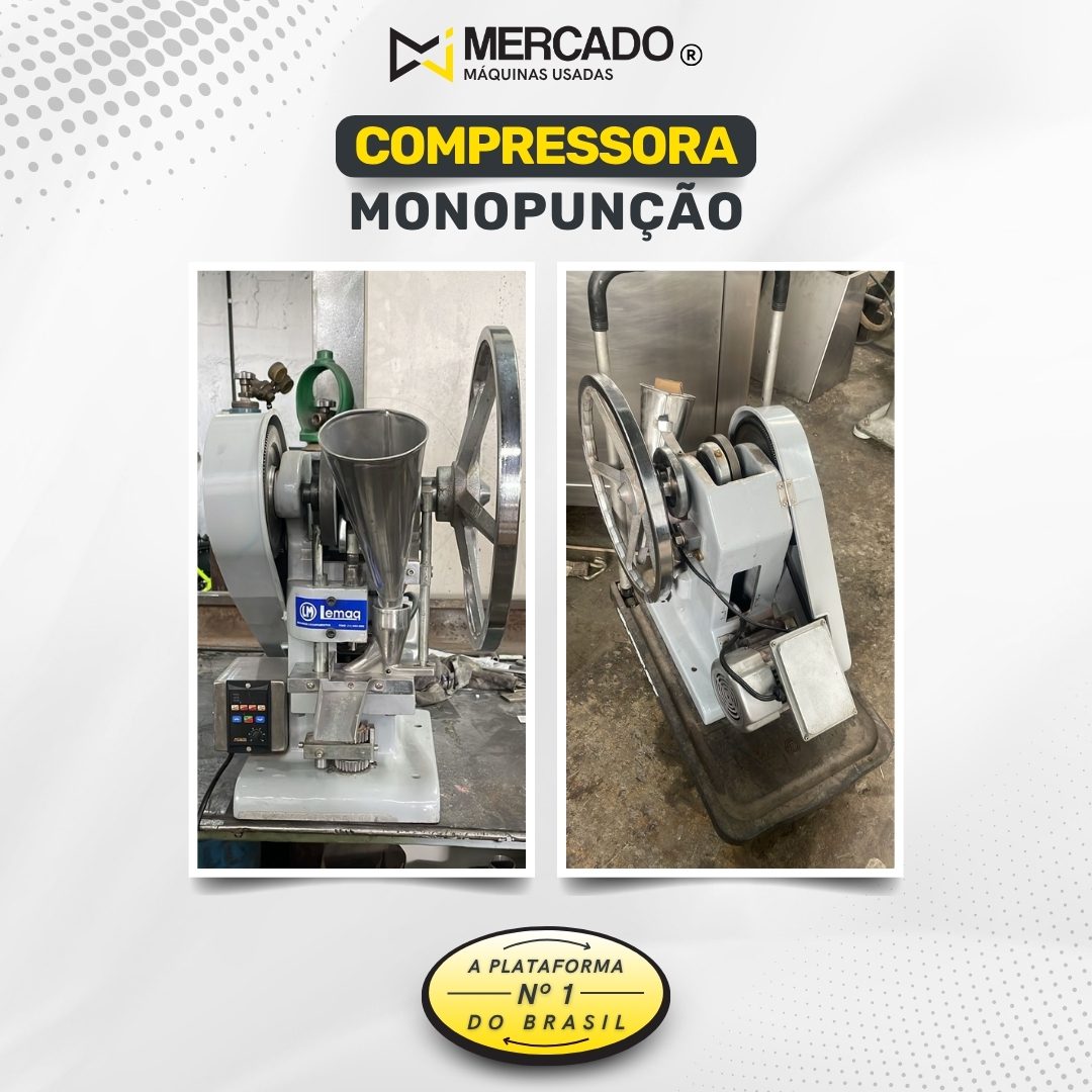 Compressora de Comprimidos Monopunção de Bancada